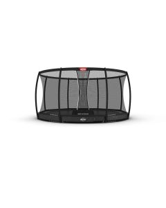 Trampolin BERG Elite InGround 430 Grau Airflow PRO + Safety Net Deluxe 37.94.03.03