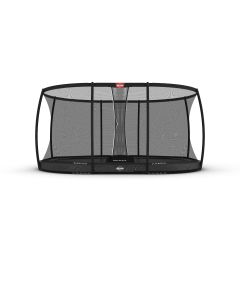 Trampolin BERG Grand Elite InGround 520 Grau Airflow PRO + Safety Net DLX XL 30.43.95.32