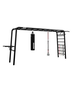 BERG PlayBase Rahmen Extra Large TL + Dipbar + Fitness-Seil + Boxsack + Klimmzugstange + Widerstandsbänder 22.62.00.00