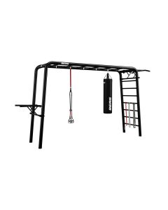 BERG PlayBase Rahmen Large TL + Dipbar + Fitness-Seil + Boxsack + Klimmzugstange + Widerstandsbänder 22.42.01.00