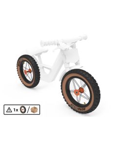 BERG Komplettrad 12" All Terrain Schwarz/Orange/Beige - Für alle Biky Gelände Laufräder 51.75.00.54