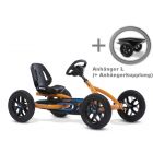 BERG Buddy B-Orange 2.0 BFR Pedal Gokart 24.20.60.03 + Anhänger L + Anhängerkupplung!